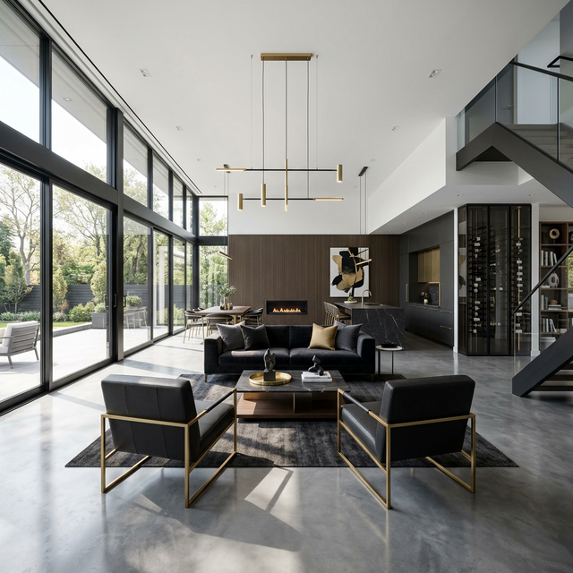 Wohnzimmer nach der Renovierung